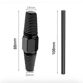 Sharplace Damaged Screw Extractor for 1/2 inch 3/4 inch Pipe Bolt Remover Accessory Professional for Pipeline Maintenance