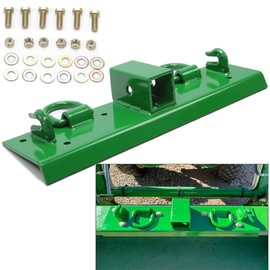 WRLWYHeavy Duty Tractor Bucket Hooks for John Deere Compact Tractors - Compatible with 1025R, 2032R, 3320, 2520 - Bolt-On Grab Hooks & D-Rings for Tractor Buckets (Integrated)