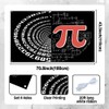 Aperturee Math Pi Day Banner 70.8 x 43.3 Inch, Happy