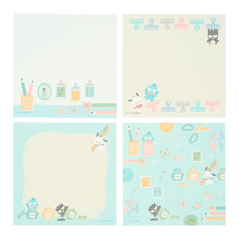 Sanrio 340855 Pochakko Hangyodon Bad Batsumaru Square Memory