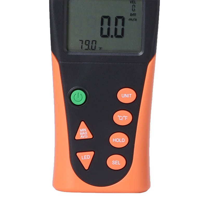 816B Digital Anemometer Portable Wind Speed Sensor Meter Measuring Instruments