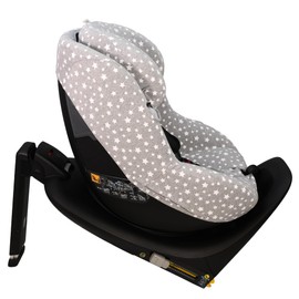 JYOKO Kids Car Seat Cover Compatible with Maxi Cosi (White Star, Maxi Cosi Mica I-Size)