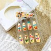 LWTZLW Summer Press on Nails Medium Square False Nails Shell