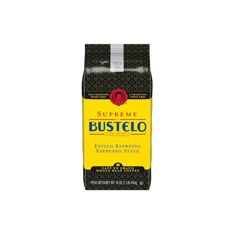 Café Bustelo Supreme by Bustelo Espresso Style Dark Roast Whole