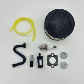 Kukazer Air Fuel Filter HD2 for Stihl MS261 MS271 MS291 MS311 MS341 MS391 MS261C MS271C MS362C Chainsaw Maintenance Tune Up Hi-Flow Pleated Cleaner Service Kit 1141 120 1604