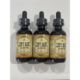 Lion 3x2oz Lion’s Mane Liquid Mushroom Premium Mushroom  Non-GMO Non-Gluten