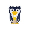 Affenzahn Unisex Kid's Kleiner Freund Backpack, Penguin-Dark Blue, One Size