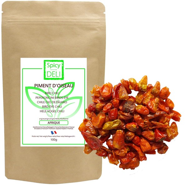 Chilli Pepper Whole Bird / Pili d'Africa "Resealable Kraft Bag 100 g"