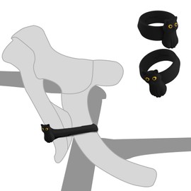BONE Brake Tie Agarre elástico duradero para frenos de bicicleta, accesorio de palanca de freno manual fácil de colocar para un estacionamiento seguro y sin deslizamientos para manillares, Gato Miao