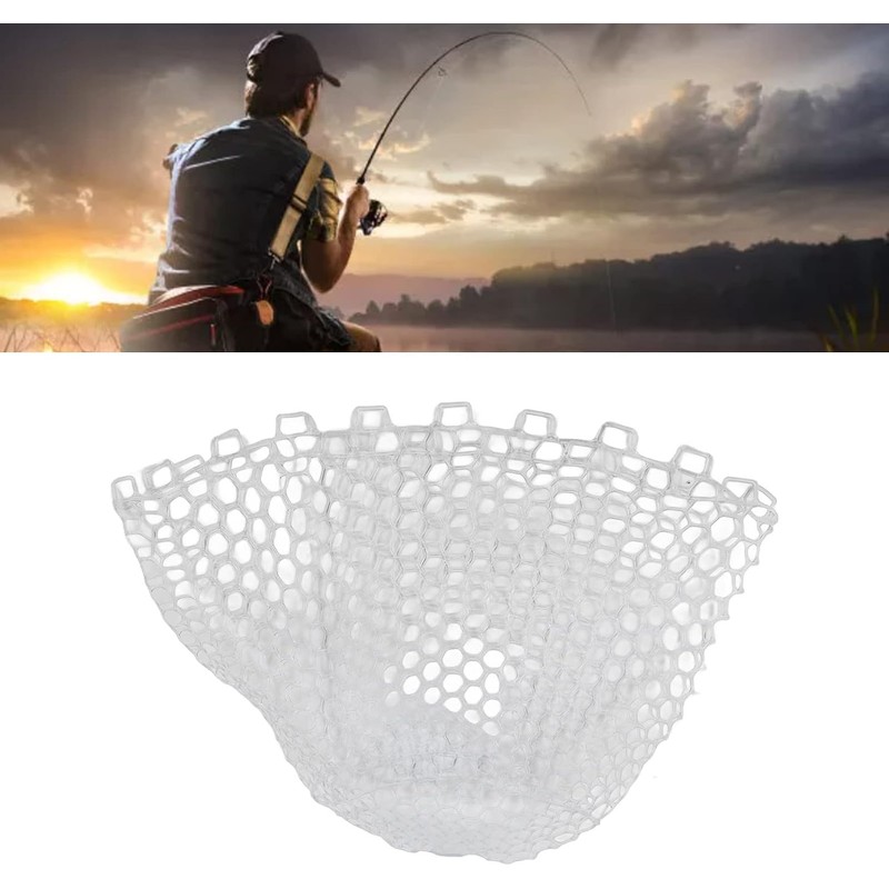 Red de Pesca OUKENS de Goma Blanca 44x47 cm –