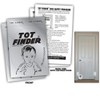 2 Pack Tot Finder Door Decals Help Firefighters Find Children