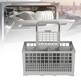 Yosoo123 Drainer Basket Flatware Storage Drainer Universal Cutlery Basket Replacement Box for Multipurpose Dishwashers