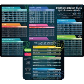 Instant Pot Cheat Sheet Magnet Set,Pressure Cooker Accessories Cook Times Chart,Instapot Accessories Quick Reference Guide Magnetic (Instant Pot Accessories)