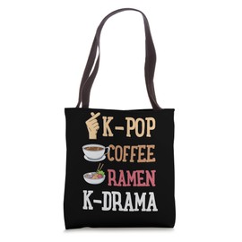 K-Pop Ramen K-Drama Tote Bag