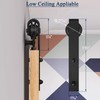 EaseLife 6.6 FT Double Door Sliding Barn Door Hardware Track