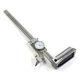 HHIP 4300-0030 Stainless Steel Dial Height Gage, 0 - 12" Size