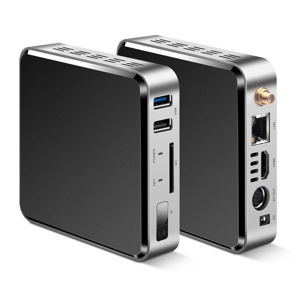 Geniatech Android 9.0 TV Box Mini PC,Quad-core Android Digital Signage