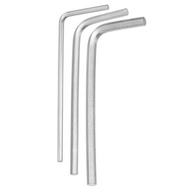 sourcing map 3pcs Hex Key Wrench Set 1.5/2/2.5mm 45# Steel L-Shape Hexagon Metric Wrenches Repairing Tool for Home DIY Bike Motorcycle Repair