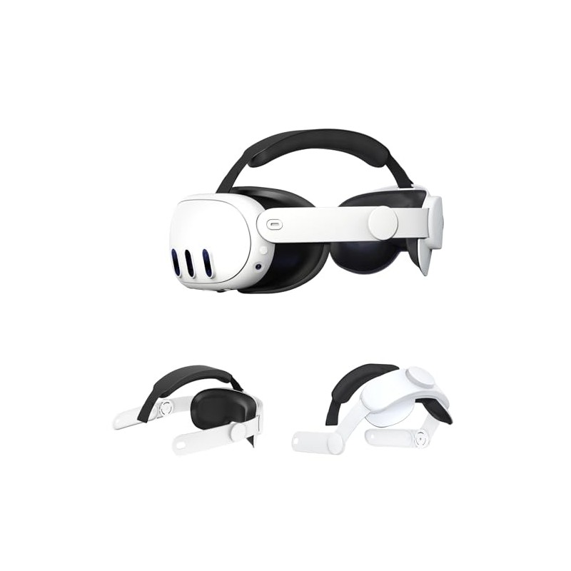 YipuVR for Meta Quest 3/3S Headset Head Strap Adjustable Elite