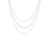 Elli Women's Layer Look Basic Trend Blogger Necklace in 925