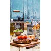 KitchenCraft Utensilienhalter, Stahl, Grau/Braun, 27.5 x 11 x 17 cm