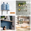 Homeme Shelf Bracket, L-Shaped Bracket, Stainless Steel, Load Capacity: 55.1