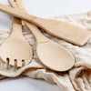 Naturoom Kitchen Utensils Set of 8 PCS, 12Inches Bamboo Wooden