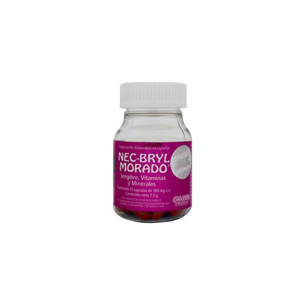 GN+VIDA CAP. NEC-BRYL MORADO jengibre,vitaminas y minerales c/15*