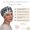 Deresina Harmony Volume Headwear Bamboo Chemo Hat for Women, Powder