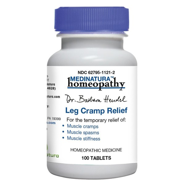Dr. Barbara Hendel Leg Cramp Relief Natural Defense Relaxing Support Helps Calm Discomfort, Tension, Stiffness, Spasm or Pain in Legs - 100 Tablets
