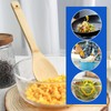HANSGO 6PCS Bamboo Kitchen Utensils, Bamboo Spatula Spoons Kitchen Cooking