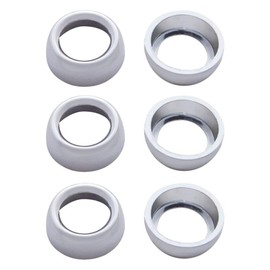 United Pacific 40893 - Toggle Switch Cover - Chrome Plastic Toggle Switch Nut Cover For Freightliner (Card Of 6)