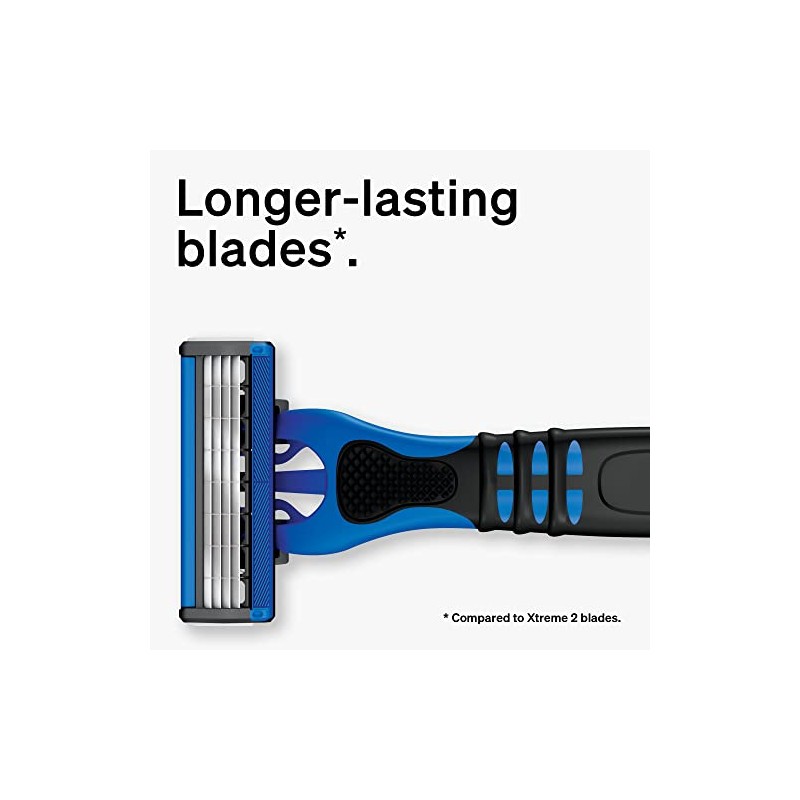 Schick Xtreme 4 with Titanium Coated Blades and Ergonomic Handle,