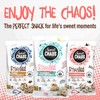 Sweet Chaos Black and White Drizzled Popcorn | Naturally Flavored