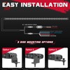 OFFROADTOWN 37" Heavy-Duty LED Chase Light Bar w/Strobe Brake Reverse
