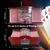 2 Deck Hand Crank "Welcome To Las Vegas" Card Shuffler,