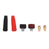 Welding Cable Panel Connector High Security Stable Power Supply 12Pcs