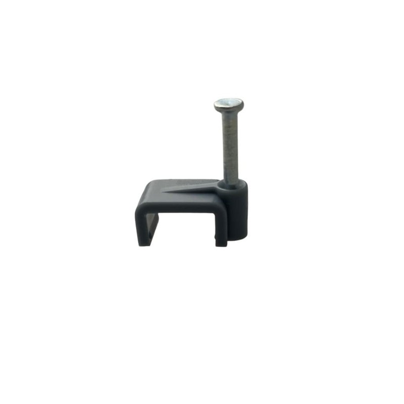 On1shelf® Flat Grey 6.0 mm Cable Clips, Bag of 50,