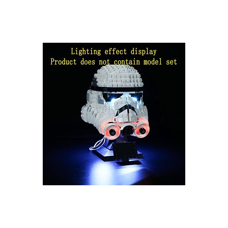 GEAMENT Kit de Luces LED Compatible con Lego Casco de