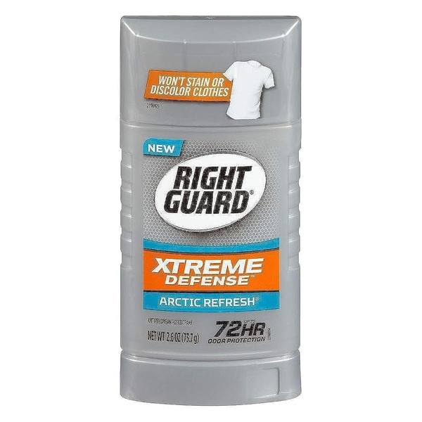 Right Guard Xtreme Defense 5 Arctic Refresh Antiperspirant, 2.6 oz