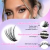 Lash Clusters Kit, DIY Cluster Eyelash Extensions 9‑16mm, 30D+40D+50D, 240pcs