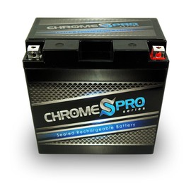 Chrome Battery CP-YB16CL-BS High Performance Power Sports Battery