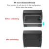 ZG72 Tablet Hood Sun Shade 11 Inch Leather Magnetic Folding