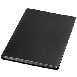 PRAT Pampa Presentation Album (A4+) 24 x 32 cm with 12 Fixed Crystal Laser Sleeves Black