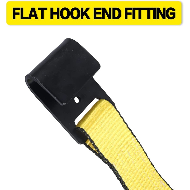 Autofonder 2 Pack 2" x 27' Ratchet Straps Heavy Duty-3333
