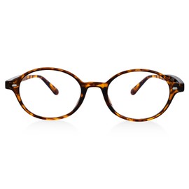 hoyuwak Retro Oval Frame Glasses for Women Fashion Y2K Fake Glasses Cute Oval Blue Light Eyeglasses