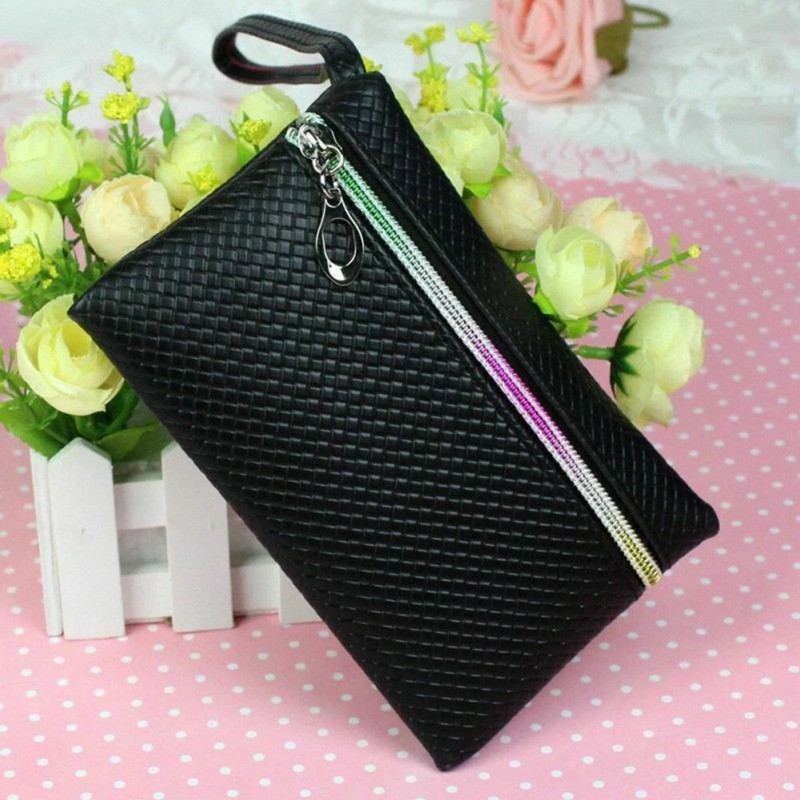 Unbranded Women's Zipper Leather Wallet Pocket Coin Purse Small Phone