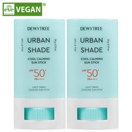 Ducrey Tree 듀이트리 썬스틱 쿨링 스틱선크림 자외선차단제 어반쉐이드 2개 SPF50+PA+++ Deoproce Sun Stick Cooling Stick Sunscreen Urban Shade 2pcs SPF50+PA+++ [[AA1] Urban Shade Sun Stick 2 pieces]