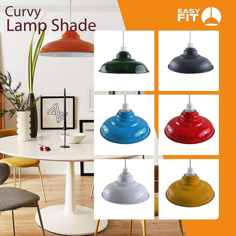 LEDSone Industrial Hanging Ceiling Lampshade, Retro Kitchen Hanging Ceiling Lights,
