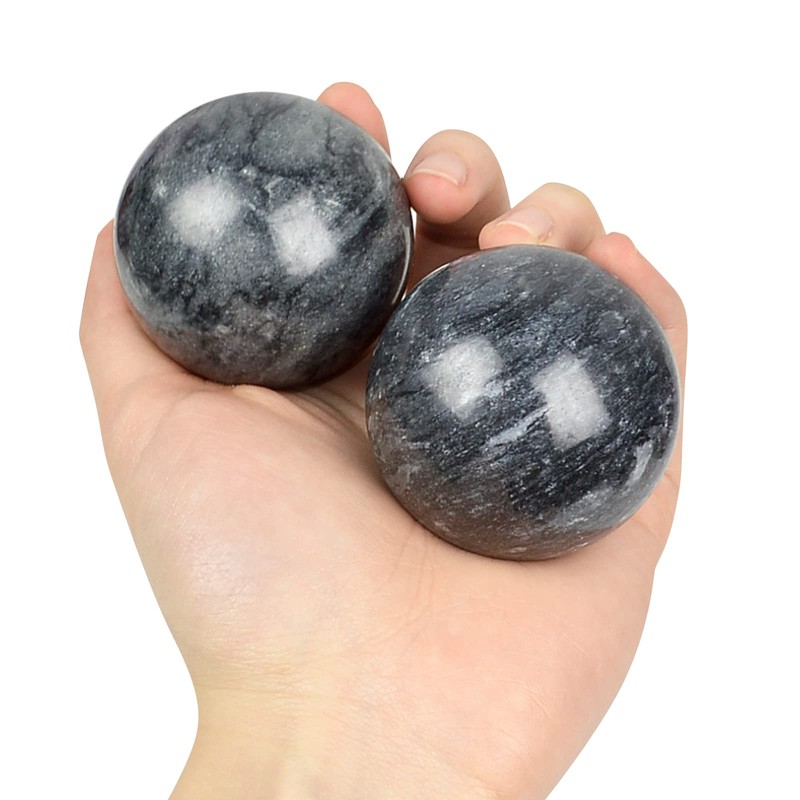 Feng Shui Stone Baoding Balls Chinese Health Exercise Stress Balls